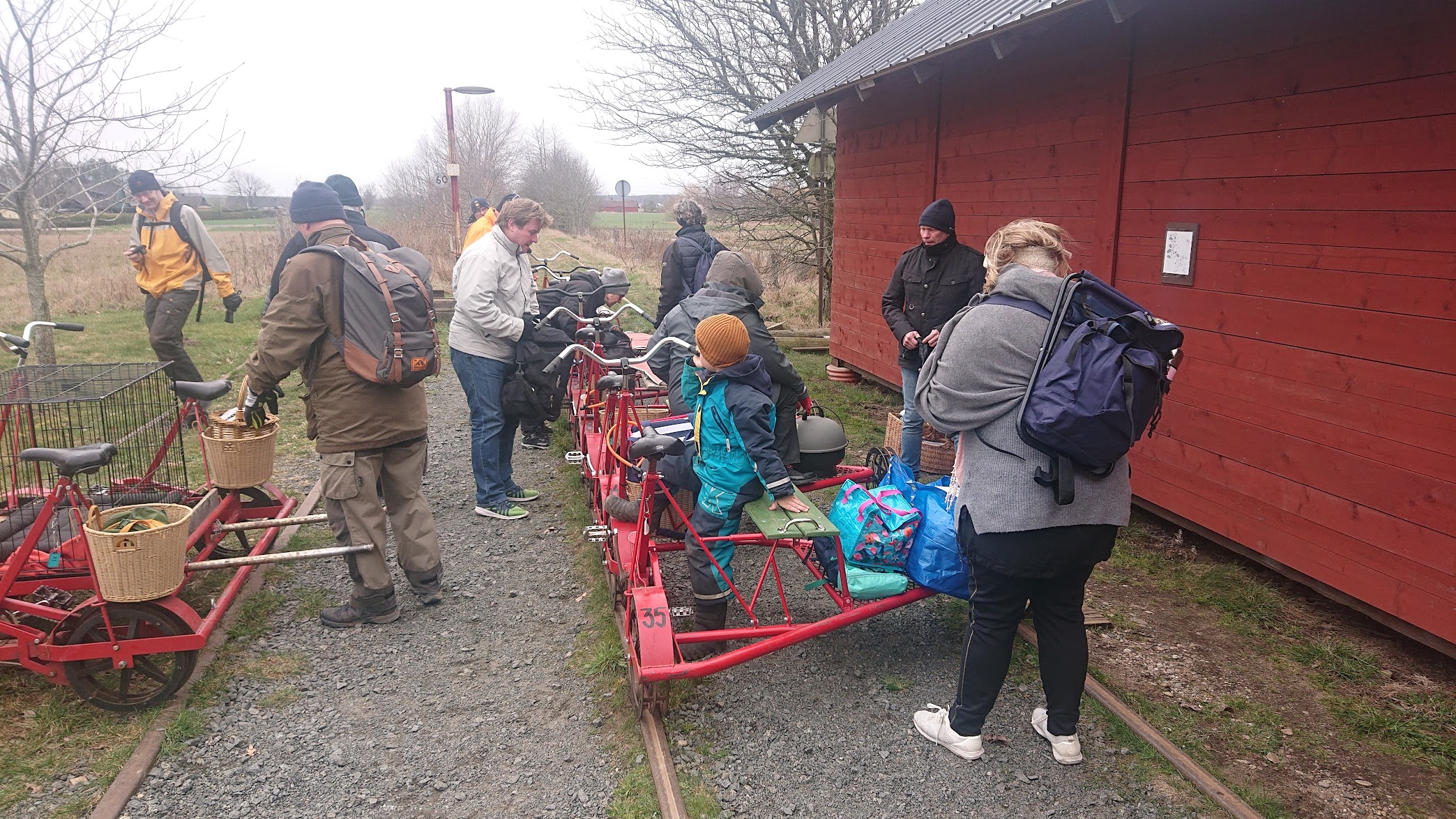 Dressincykling och kvällsbad på Österlen
