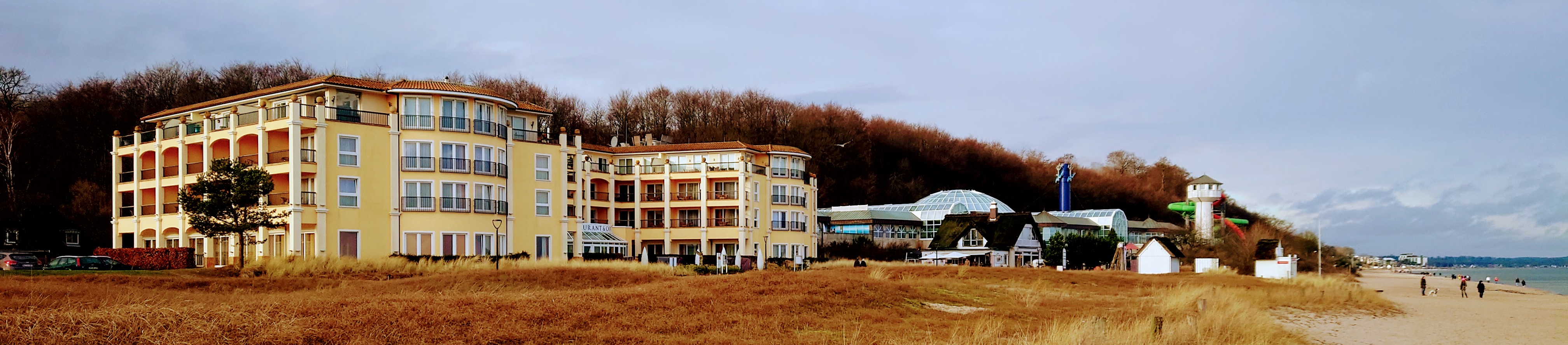 Hotel Belveder i Scharbeutz vid den fina semesterorten Timmendorfer Strand
